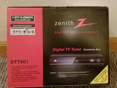 Zenith DTT901 Digital TV Tuner Converter Box
