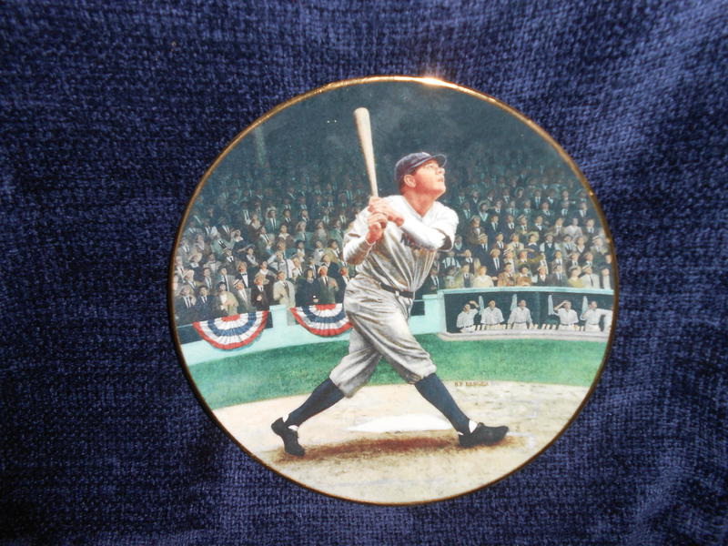 Delphi Plate Babe Ruth 1992