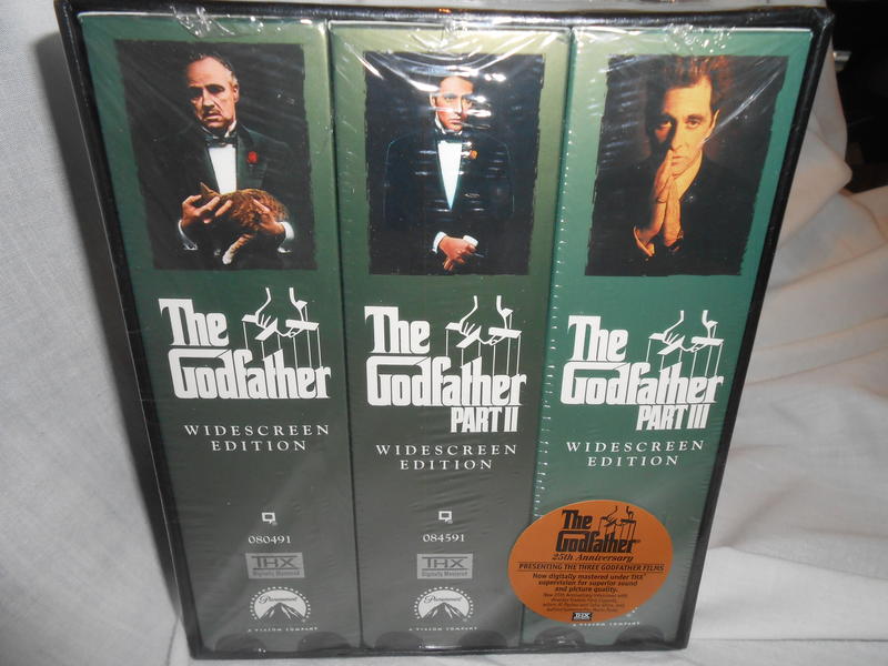 Godfather VHS Trilogy Set NEW