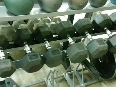 25-70 LB. Rubber Hex Dumbbell Set - New! *DBX*