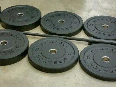Triple Double Bumper Plate & Bar Package *BPW*