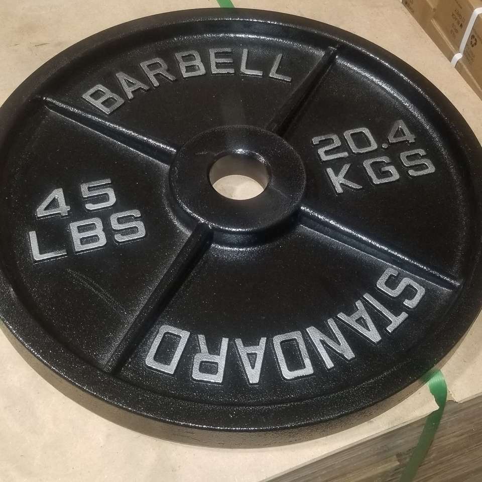 NEW 45 LB Standard Olympic Barbell Plates *OPM
