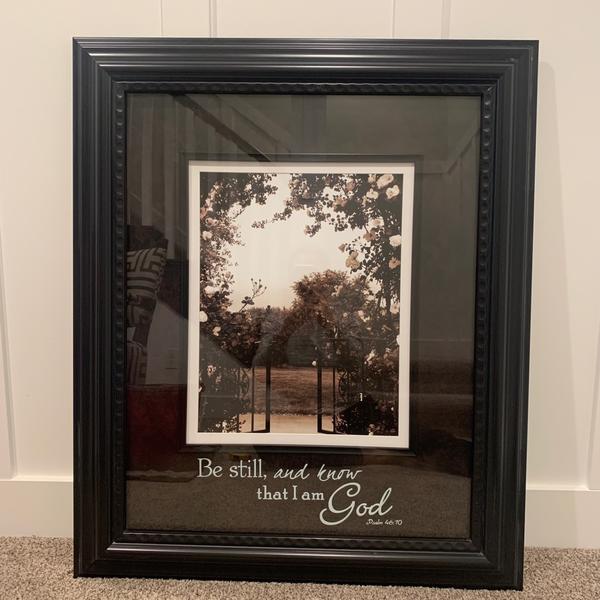 Psalm 46:10 Framed Art 
