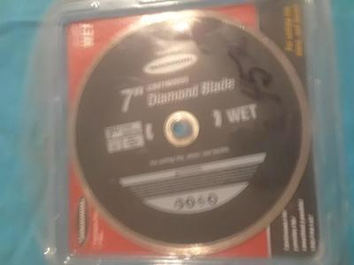 Warrior 7ln.wet diamond blade new