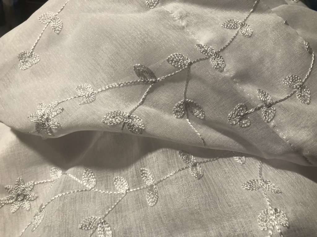 White Curtains 49 Inches Wide And 85 Inches Long