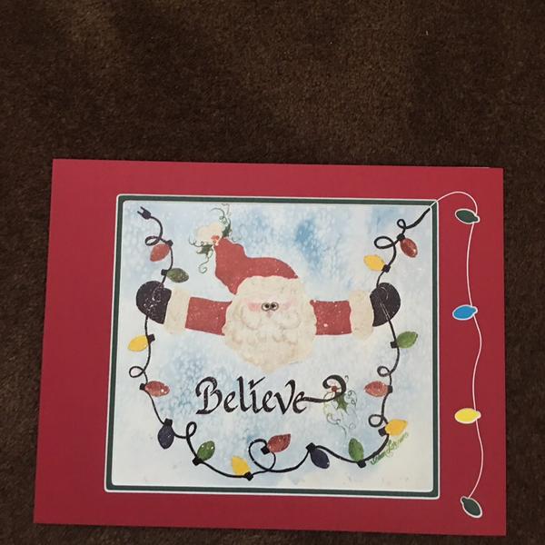 “Christmas Bulbs” Matted Print