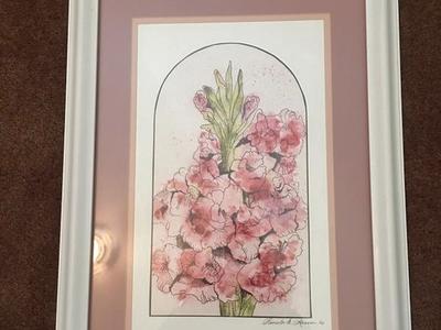Gladiolus Watercolor Print