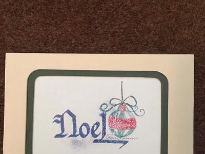 Watercolor Print “Noel”