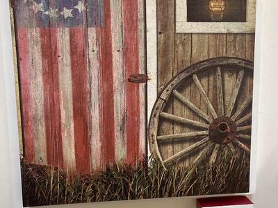 Rustic Patriotic Canvas Print