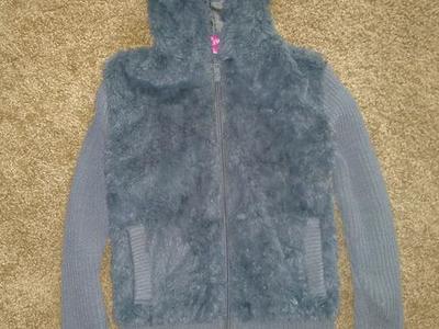 Say What adorable grey girls jacket size med