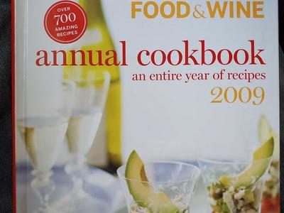 Annual Cookbook Food & Wine 2009