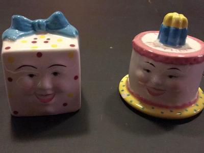 Clay Art salt & pepper shakers