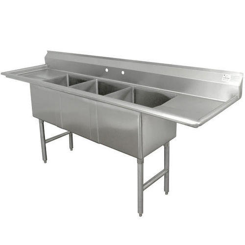 Stainless Steel NSF Sinks 1, 2, and 3 compartments