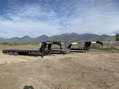 Rent Gooseneck Trailer Flat Bed 28’ 30’ 40’