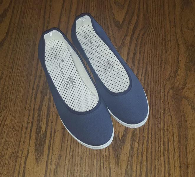 Blue Ballerinas / flat shoe