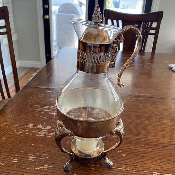 2 - Antique Silver plated coffee / tea carafes