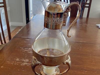 2 - Antique Silver plated coffee / tea carafes