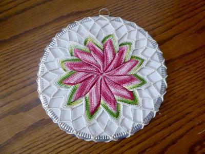 Antique Victorian Style Crochet Doily Trivet Tea Pot Holder Fun Wall Decor- Fun For A Tea Party