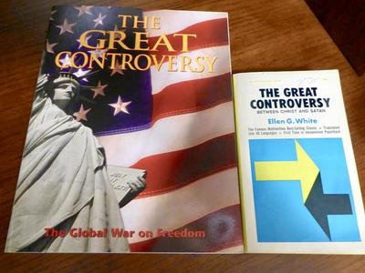 The Great Controversy By Ellen G. White Two Paperback Books