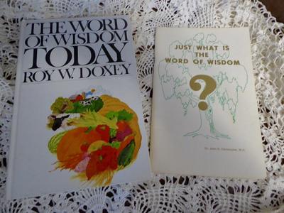 Set Of Two Word Of Wisdom LDS Books