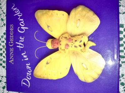 Two Anne Geddes Items Set- Hardback Book And Matted Art Print- Fun For Paper Crafting / Art Journaling