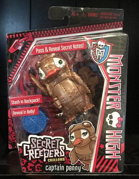 Monster High Secret Creepers Critters Captn Penny
