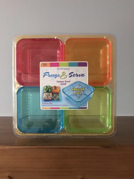 Freeze & Serve! 5 Piece Set! 2 Sets Available