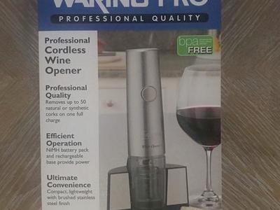 Waring Pro Professional Cordless Wine Opener
