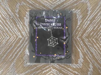 Sparkle Spiders’ N Webs! Cute & Creepy Necklace