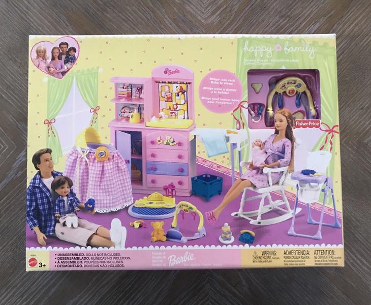 Barbie Happy Family Baby Store Playset! From 2002!