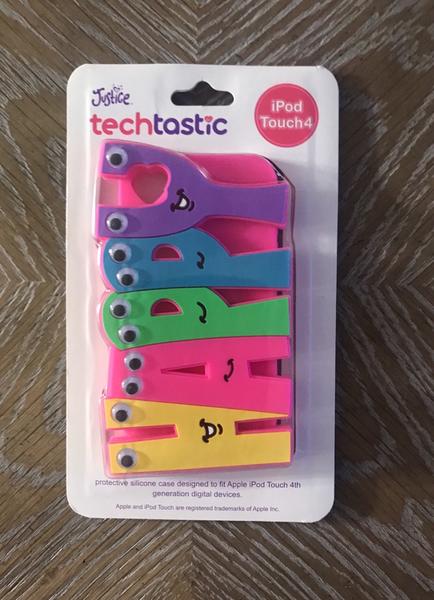 Justice techtastic iPod Touch 4 “Happy” Case