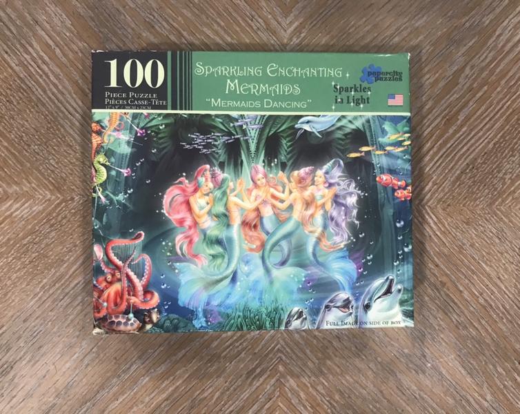 Sparkling Enchanting Mermaids 100 Piece Puzzle!