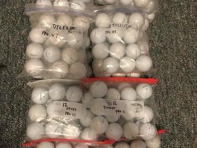 Slightly Used Golf Balls