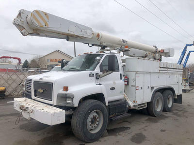 2006 CHEVROLET C8500 TANDEM AXLE 2 MAN BUCKET TRUCK DIESEL
