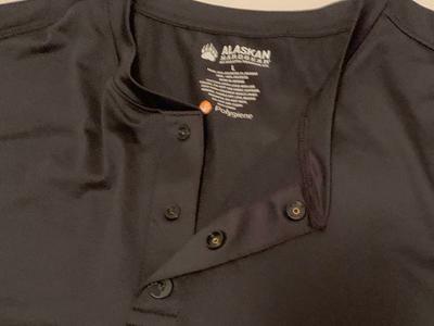 2 New WOT Mens L Henley Duluth Trading Co