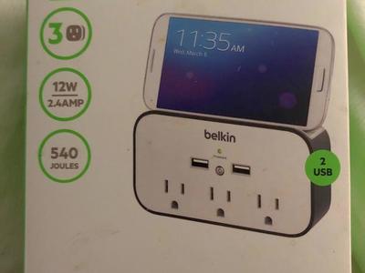 Belkin 3 Outlet with 2 USB Ports