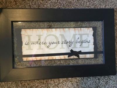 BEAUTIFUL FRAMED DECOR-10”x 18”