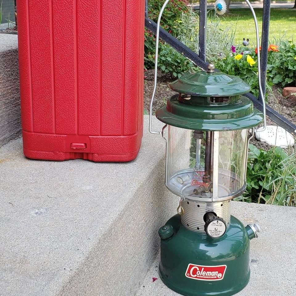 Coleman 220F 1965 double mantle lantern Good Cond.