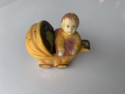 Vintage Salt Cellar - baby In Stroller $20