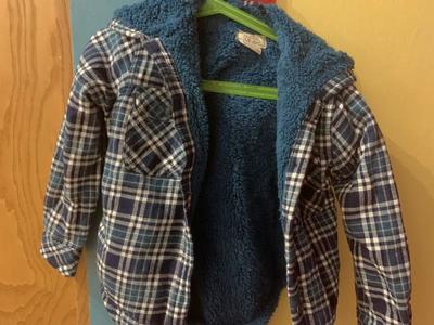 Warm Coat With Hood For 5-6 Years Old