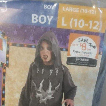 HOODED ROBE FOR HALLOWEEN SIZE 10-12