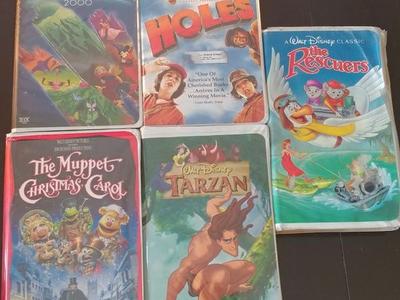 5 DISNEY VHS TAPES FOR SALE