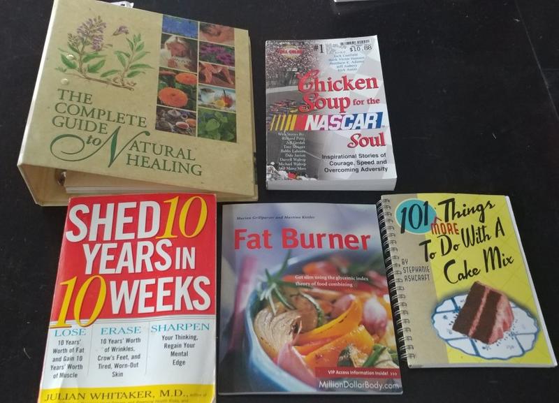 4 HEALTH AND COOKBOOKS FOR SALE