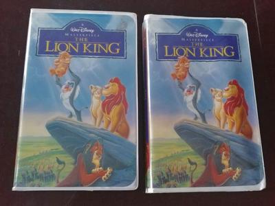 2 DISNEY LION KING VHS TAPES!