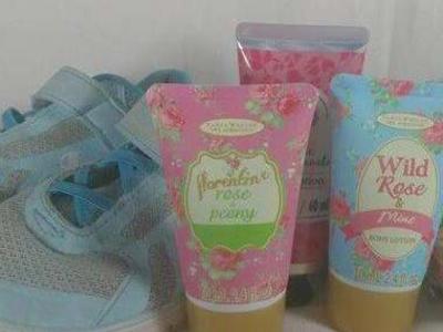 Champion shoes size 11.5 with 3 lotions