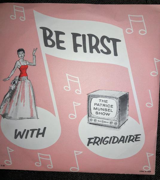 RARE FEM VOX PATRICE MUNSEL RECORD FOR FRIGIDAIRE