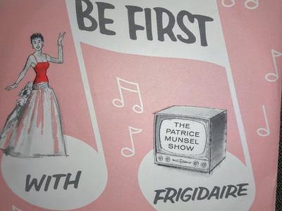 RARE FEM VOX PATRICE MUNSEL RECORD FOR FRIGIDAIRE