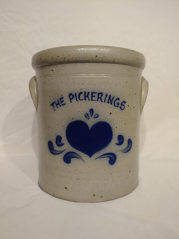 Large Vintage Rockdale Union stoneware crock