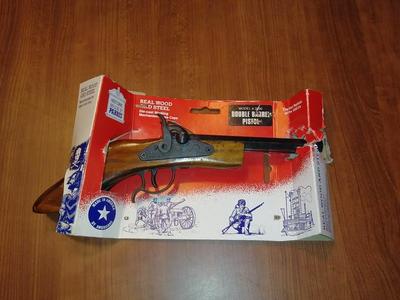 Vintage PARRIS flintlock style double barrel cap