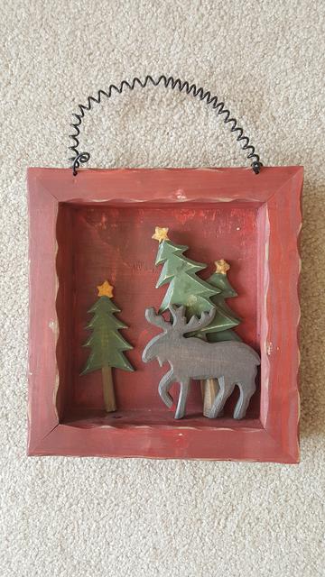 Moose & Trees Hanging Decor